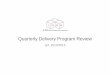 Quarterly Delivery Program Review · Quarterly Delivery Program Review . Q4, 2014/2015 . Quarterly Review 2014-15 1A CONNECTED AND RESILIENT COMMUNITY An active and engaged community