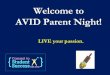 Welcome to LIVE your passion. AVID Parent Night!goddardavid.weebly.com/uploads/3/9/2/8/39281807/...LIVE your passion. AVID Teachers • Mrs. Lowrie (8th) • Mr. Crook (7th) AVID Counselor