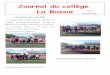 Journal du collège La Bussie · Journal du collège La Bussie N°18 novembre 2017. LE CLUB LECTURE EST REVENU : Le club lecture a ouvert ses portes le jeudi 05 octobre , au programme