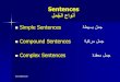 Parts of Speech أقسام الكلام£نواع-الجُمل.pdfةلمجلا هبش و ةلمجلا A clause is a combination of words containing a verb and has a complete meaning.:لاثم