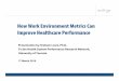How Work Environment Metrics Can Improve Healthcare ... · environment Feedback Fair processes Work environment factors Staff surveys Staff surveys High Mid “I would recommend my