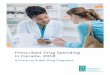 Prescribed Drug Spending in Canada, 2018 · 2020-03-11 · 6 Prescribed Drug Spending in Canada, 2018: A Focus on Public Drug Programs. About this report. Prescribed Drug Spending