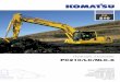 Hydraulic Excavator PC210/LC/NLC-811]PC210-8... · 2012-04-30 · PC210/LC/NLC-8 ENGINE POWER 116 kW / 156 HP @ 2.000 rpm OPERATING WEIGHT PC210-8: 21.390 - 22.830 kg PC210LC-8: 21.990