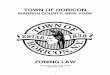 Town of Horicon - Zoning Law - Adopted October 20, 2016 · 2017-12-21 · i TOWN OF HORICON WARREN COUNTY, NEW YORK ZONING LAW Adopted by Local Law #1 of 2016 October 20, 2016