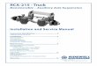 Installation and Service Manual - Ride Well Corp · 2019-09-13 · Customer-supplied axle assem-blies must be positioned and oriented (rotated) properly before welding the axle. 