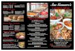 CateringPackages San Gennaro’s… · CATERINGMENU San Gennaro’s Let Us Cater YourNextEvent RESTAURANT:914-674-2500 CATERING:914-588-1050 225 ASHFORD AVENUE /DOBBS FERRY NY 10522