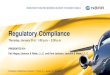 Regulatory Compliance: NBAA Schedulers & …...Schedulers & Dispatchers Conference | Tampa, FL | January 19 –22, 2016 DOT Versus FAA • Both Regulate Aviation • DOT Areas –Primarily