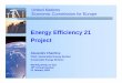 Energy Efficiency ALEX - UNECE€¦ · Enhance East-West Trade and Co-operation ... Improve Capacities and Networking Energy Efficiency Policy Reforms Financing Energy Efficiency