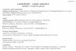 Lecture 1 Laserfysik - Laser physics/L... · Lecture 1 Laserfysik - Laser physics SK2411: 7.5 ECTS points Literature Svelto, Orazio , Principles of Lasers, Fourth edition (Translation