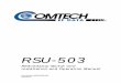 RSU-503 Redundancy Switch Unit - Comtech EF Data€¦ · RSU-503RSU-503RSU-503RSU-503 Redundancy Switch UnitRedundancy Switch UnitRedundancy Switch UnitRedundancy Switch Unit Installation