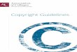 Copyright Guidelines Guideline Dec201… · 4 | Introduction Welcome to AoC’s guidelines to copyright and copyright licensing for further education (FE) lecturers. The use of third