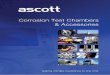 Testing climate · application of salt spray from a high-level 'swaying' spray bar, vertical high velocity air drying and refrigerated dehumidification. Information online Ascott