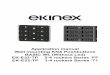 Application manual Wall mounting KNX …...KNX pushbutton interfaces WL EK-E22-TP/ EK-E32-TP Revision 1.0.0 - Updated: 22/05/2017 MAEKE2232TP_EN * • ekinex ® 