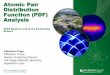 Atomic Pair Distribution Function (PDF) Analysis · 2018 Neutron and X-ray Scattering School Katharine Page Diffraction Group Neutron Scattering Division ... total scattering (Bragg