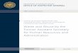 Waste and Abuse by the Former Assistant Secretary for ... · Waste and Abuse by the Former Assistant Secretary for Human Resources and Administration VA OIG 19-00230-190 | Page ii