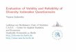 Evaluation of Validity and Reliability of Diversity …sfb649.wiwi.hu-berlin.de/lvb/hejnice2012/sydorenko_DI...Evaluation of Validity and Reliability of Diversity Icebreaker Questionnaire