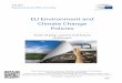 EU Environment and Climate Change Policies · EU Environment and Climate Change Policies - State of play, current and future challenges PE 638.428 9. EXECUTIVE SUMMARY . Part 1 of