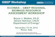 Energy.gov - GBEP REGIONAL BIOMASS RESOURCE ......Energy Efficiency & Renewable Energy eere.energy.gov 1 ECOWAS – GBEP REGIONAL BIOMASS RESOURCE ASSESSMENT WORKSHOP Bryce J. Stokes,