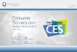 Consumer TECHNOLOGY...Strategic Industry Analysis January 2018 32 Pleasant Street Sherborn, MA 01770 ... a consulting group focused on strategic introductions and intellectual capital