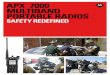 APX 7000 MULTIBAND PORTABLE RADIOS€¦ · personnel around the world to develop the safest, lightest P25 portable on the market: the APX ™ 7000 multiband radio. Each feature and