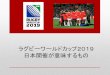 ラグビーワールドカップ2019 日本開催が意味する …第8回 2015年 イングランド開催 第9回 2019 年 日本開催 ラグビーワールドカップ (Rugby