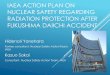 IAEA Action plan on Nuclear Safety regarding Radiation ... · provided by the Japanese authorities on monitoring of the marine environment and received terrestrial environment 