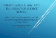 CALIGULA, H.A.L, 1984, AND THE LEGACY OF JUSTICE SCALIA€¦ · SHOW RES ET SPOKEN NEWSPAPER ACADEMIC ACADEMIC SORTING AND LIMITS SORTING FREQUENCY MINIMUM FREQUENCY TO SEE OPTIONS