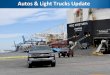Autos & Light Trucks Update - Maryland · MPA Terminals – Autos/Truck Units (Calendar Year) 2018 2019. Units. 636,575. 631,398. 0. 100,000. 200,000. 300,000. 400,000. 500,000. 600,000