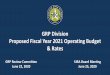 GRP Division Proposed Fiscal Year 2021 Operating Budget & Rates · 2020-06-22 · GRP Division Proposed Fiscal Year 2021 Operating Budget & Rates GRP Review Committee June 22, 2020