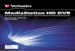 MediaStation HD DVR - Verbatim · Tvarkaraščių redagavimas 19 Tvarkaraščių naikinimas 20 Tvarkaraščių naikinimas 20 Tvarkaraščių būsenos peržiūra 21 Įrašymas spustelint