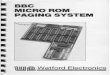 THE BBC MICRO ROM PAGING SYSTEM - The Centre for …chrisacorns.computinghistory.org.uk/.../WE_BBCROMPaging.pdf · 2013-08-13 · The ROM paging system is very complex, a high level