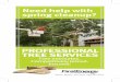 PROFESSIONAL TREE SERVICES - firstenergycorp.com€¦ · provide a variety of emergency services, such as removing dangling limbs or the entire tree. Tree Care Checklist Tree and