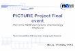 PICTURE Project Final event · 2014-08-29 · – Culture heritage : Europeana, BnF ... – Identification of opportunities for international collaboration and developing ... 2013