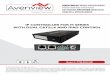 Control Your Video CABLES & ACCESSORIES · -Point to Multi- Point with CAT5/6 requires a Managed/Unmanaged Network Switch (Cisco SG300 & SG500 series or Huawei S2700) which supports