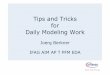 AKB2009 Berkner Tips and Tricks for Daily Modeling Work 090812€¦ · Tips and Tricks for Daily Modeling Work Joerg Berkner IFAG AIM AP T PFM EDA