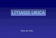 LITIASIS URICA...pH urinario y peso corporal en nefrolitiasis Sextile of weight