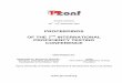 PROCEEDINGS - PT-CONF · Romania (INM) is mainly responsible for developing, maintaining and operating the 21 national measurement standards. The INM ensures the metrological traceability