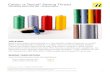 Cotton OR Tencel® Sewing Thread JOHANN MÜLLER AG | … · 2016-07-01 · 2 Tencel® Natura Sewing Yarn MATERIAL SPECIFICATIONS Metabolism: Biological Composition: 100% Tencel®