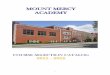 MMOOUUNNTT MMEERRCCYY AACCAADDEEMMYYdoclibrary.com/MSC124/DOC/CourseCatalog2011-20123827.pdfStudents who attend college elsewhere can request to have their Trocaire College transcript