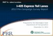 DRAFT 4a - subject to revisions I-405 Express Toll Lanes · 12/29/2009  · – Males traveled on I-405 more days per week than females (4.5 days per week vs. 4.0). – Vanpool members