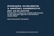 PAISAJES AGRARIOS Y MEDIO AMBIENTE EN …María Hernández Hernández Paisajes agrarios y medio ambiente en Alicante ÍNDICE 6 1. RASGOS DETERMINANTES EN LA GÉNESIS DE LOS ESPACIOS