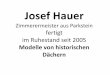 Josef Hauer · 2019-04-12 · Josef Hauer, Zimmermeister führte von 1960 – 2005 zusammen mit seiner Frau Maria Hauer eine eigene Zimmerei in 92711 Parkstein. Keine seiner 4 Töchter