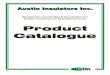Austin Insulators Inc. -- Product Catalogue · Austin Insulators Inc. c/o LITTON MARINE SYSTEMS, BV 7510 Airport Road Mississauga, Ontario L4T 2H5 CANADA tel: (905) 405-1144 fax: