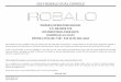 Robalo Dual Console Owner's Manual · Your owner’s packet contains the manual for the boat selected. Also, in this packet are instruction manuals from the suppliers of standard