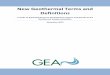 New Geothermal Terms and Definitions...a guideline for geothermal developers to use when submitting geothermal resource development information to GEA for public dissemination in its