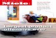 Largest product offensive ever - Miele · 2017-01-03 · superb Miele quality at an attractive price. Can a robovac replace a traditional vacuum cleaner entirely? No, the robovac