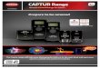 CAPTUR Range CAPTUR Remote Control Range for DSLR’s · canon: eos 1300d/ eos 1200d/ eos 1100d/ eos 1000d/ eos 750d/ eos 650d/ eos 600d/ eos 550d/ eos 500d/ eos 450d/ eos 400d/ eos