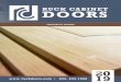 SPECIALTY DOORS€¦ · SPECIALTY DOORS 270 270-RF 277-L • Our specialty doors are special order only • There will be a longer lead time which will be given upon order • Minimum