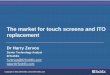 The market for touch screens and ITO replacement AGM Presentations/IDTechEx.… · Copyright © 2012 | IDTechEx | Technology Measuring TCE (ITO, …) Devices Suppliers Projected Capacitive