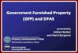 Government Furnished Property (GFP) and DPAS and DPAS Presentation Slides.pdf · of Defense (Acquisition, Technology and Logistics) / ... Accounting Service, Technology Services 